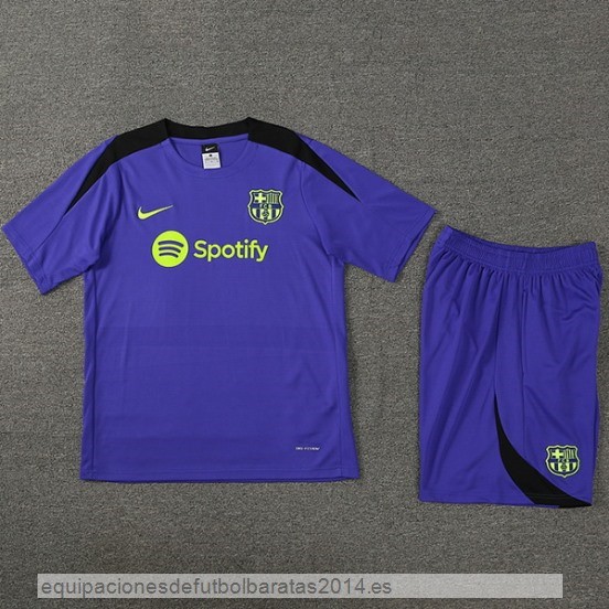 Nuevo Entrenamiento Conjunto Completo Barcelona 24/25 Purpura Baratas